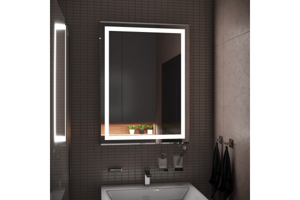 Зеркало Континент Пронто LED 60х80 с подсветкой в современном стиле