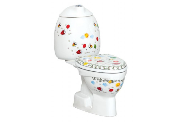 Напольный унитаз Creavit Cocuk CK311D/CK400D/IT1025 крышка стандарт