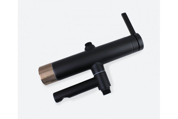2039RGB Комплект для ванны и душа AVANTGARDE черный/ розовое золото Bronze de Luxe