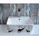 1060BD Накладная раковина Black Deer 400x420x155 Bronze de Luxe