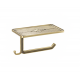 R25017 Держатель туалетной бумаги с полкой ROYAL Bronze de Luxe