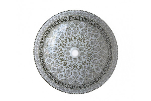 1008G Раковина-чаша Marrakesh цвет серый 405x405x125 Bronze de Luxe