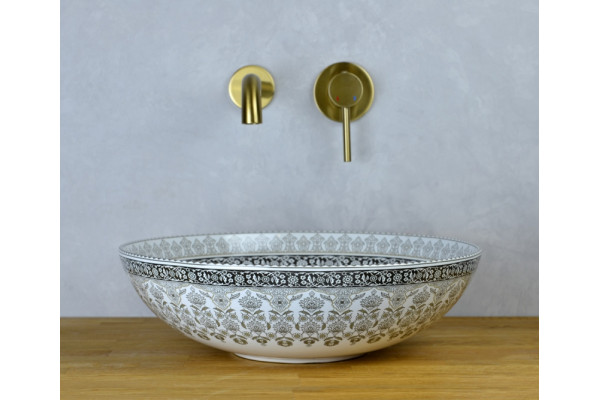 1008G Раковина-чаша Marrakesh цвет серый 405x405x125 Bronze de Luxe