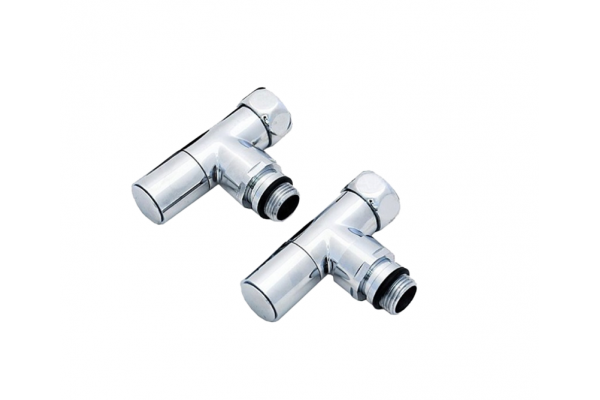8201С Комплект вентилей для полотенцесушителя (Хром)