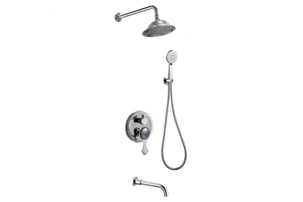 NT800/B03 Встраиваемый комплект на 3 выхода Yasmina Bronze de Luxe