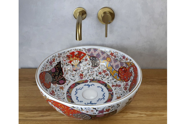 2231 Раковина-чаша Festival 400х400х140 Bronze de Luxe