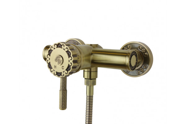 10133 Гигиенический душ с настенным держателем WINDSOR Bronze de Luxe