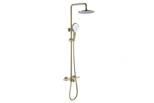 80112CG Комплект для ванны и душа ICON, матовое золото Bronze de Luxe