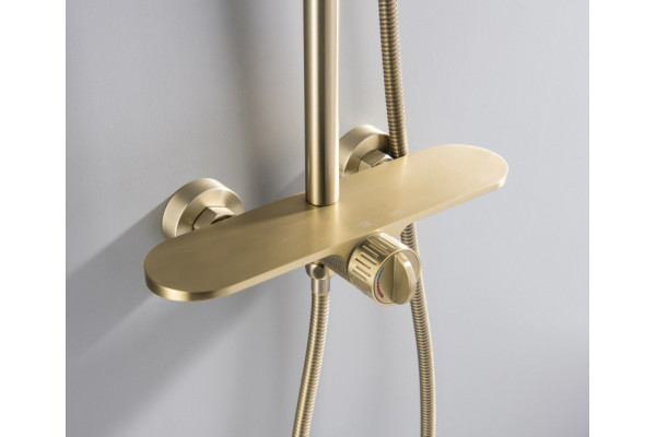 80112CG Комплект для ванны и душа ICON, матовое золото Bronze de Luxe