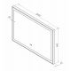 Зеркало Misty Веритате 1000x600