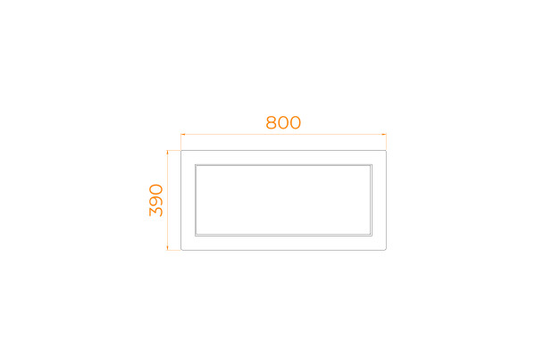 Экран для поддона RGW NB/CL-S (800)