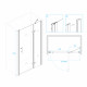 Душевая дверь RGW PA-07B R (Прозрачное, 900)