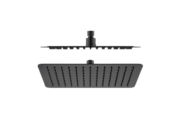 Верхний душ 3D квадратный RGW SP-82B (Черный, 250x250)