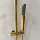 Перегородка для душа RGW WA-10G + Душевая стойка RGW SP-31G (Прозрачное, 1000)