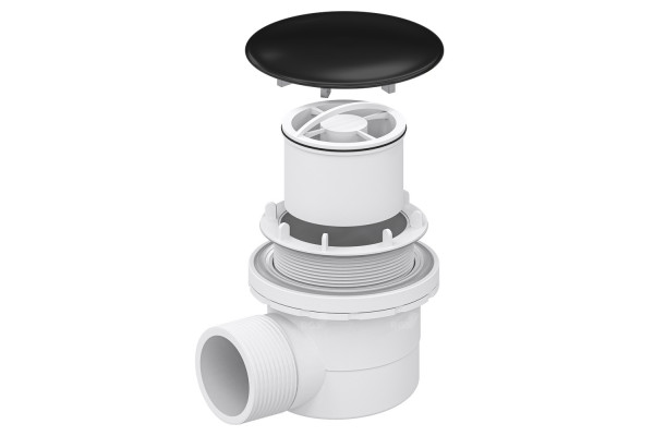 Сифон для душевых поддонов RGW Velplex QYD-06 Черный