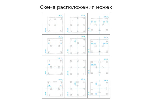 Душевой поддон квадратный RGW ST-G Графит (750x750)