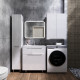 Пенал Style Line Марелла 30 L Люкс Plus с б/к белый глянец