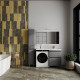 Тумба с раковиной Style Line Даллас ЛЕОН 120 R Люкс PLUS серый, 2 ящика