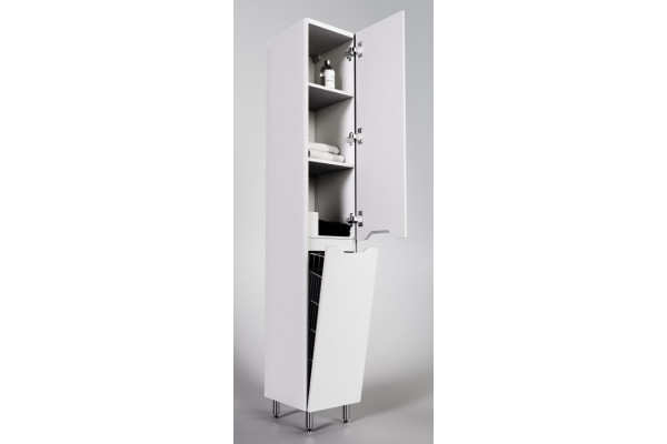 Пенал Style Line Марелла 30 R Люкс Plus с б/к белый матовый антискрейтч