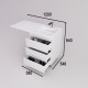 Тумба с раковиной Style Line Даллас ЛЕОН 120 R Люкс PLUS белая, 2 ящика