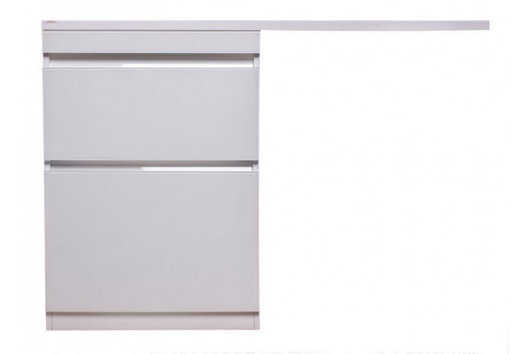 Комплект мебели Style Line Даймонд 120 L Люкс Plus напольный белый