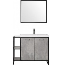 Комплект мебели Style Line Лофт Classic 80/100 R бетон