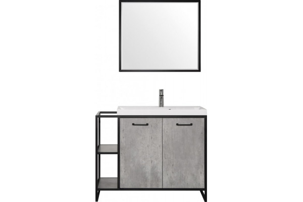 Комплект мебели Style Line Лофт Classic 80/100 R бетон
