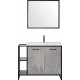 Комплект мебели Style Line Лофт Classic 80/100 R бетон