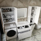 Тумба с раковиной Style Line Марелла 80 Люкс Plus белый глянец