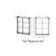 Подвесной шкаф Style Line Марелла мини 60 Люкс Plus белый матовый антискрейтч