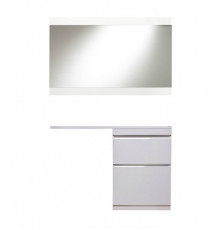 Комплект мебели Style Line Даймонд 120 R Люкс Plus напольный белый