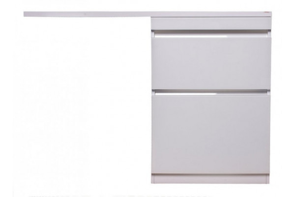 Комплект мебели Style Line Даймонд 120 R Люкс Plus напольный белый