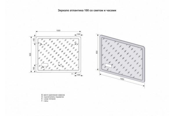 Комплект мебели Style Line Атлантика 100 Люкс Plus белый антискрейч