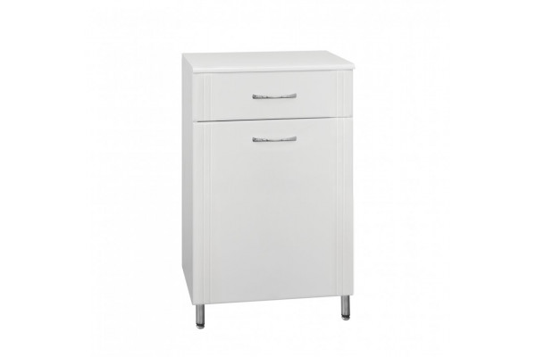 Комод Style Line Эко Стандарт ТН 60 белый с бельевой корзиной
