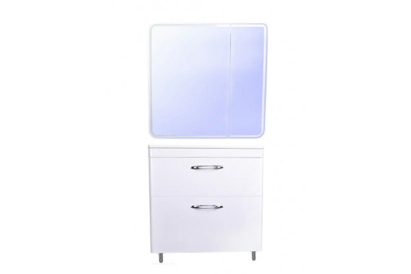 Комплект мебели Style Line Каре 80 напольный Люкс Plus белый