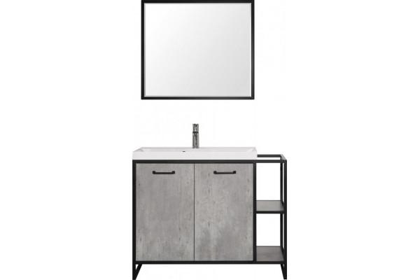 Комплект мебели Style Line Лофт Classic 80/100 L бетон