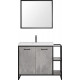 Комплект мебели Style Line Лофт Classic 80/100 L бетон