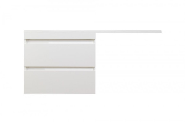 Комплект мебели Style Line Даллас 140 L 2 ящ. Люкс Plus подвесной белый