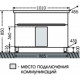 Тумба для комплекта СанТа Лондон 100 напольная с ящиками, с доводчиками