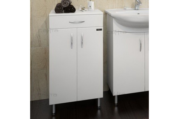 Тумба СанТа TH 60 2 двери, 1 ящик, матовая, напольная, с доводчиками