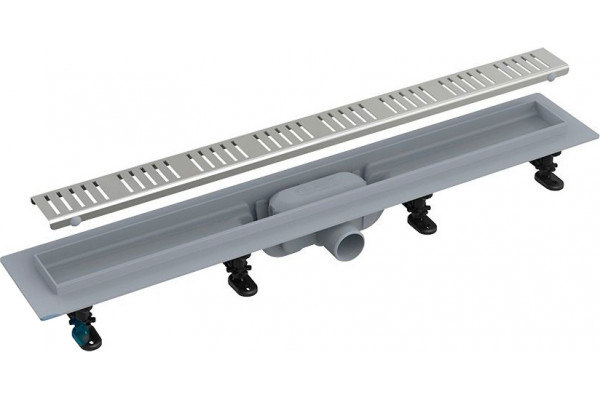 Душевой трап (лоток) AlcaPlast APZ10-Simple AG100401750 (APZ10-750M) с решеткой и опорами
