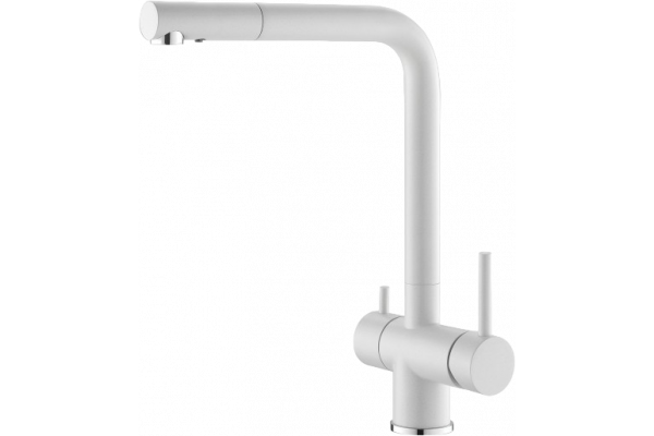 Смеситель для кухни Alveus Aquila 1139806 белый