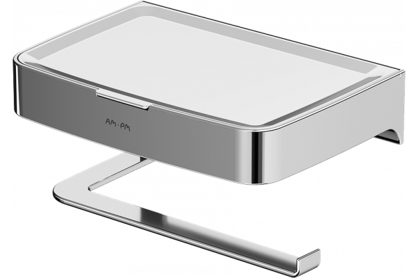 Держатель туалетной бумаги AM.PM Inspire V2.0 A50A341500 с полкой для телефона и контейнером, хром
