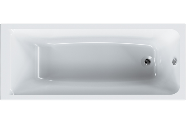 Акриловая ванна AM.PM Tender Square 170x70 см, с каркасом