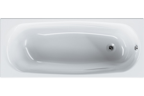 Акриловая ванна AM.PM Tender Oval 170x70 см, с каркасом