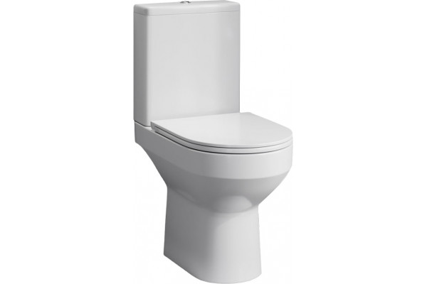 Унитаз-компакт AM.PM Spirit V2.0 C708600WH FlashClean тонкая крышка с микролифтом