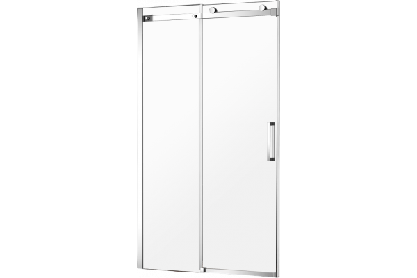 Душевая дверь в нишу AQUAme AQM4201F-12 120 см, профиль хром, стекло прозрачное
