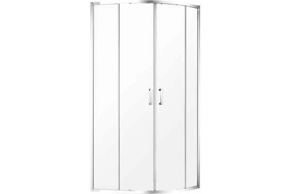 Душевой уголок AQUAme AQM3801F-9 90х90, профиль хром