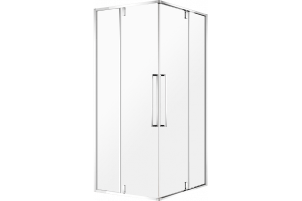 Душевой уголок AQUAme AQM7102 90х90, профиль хром