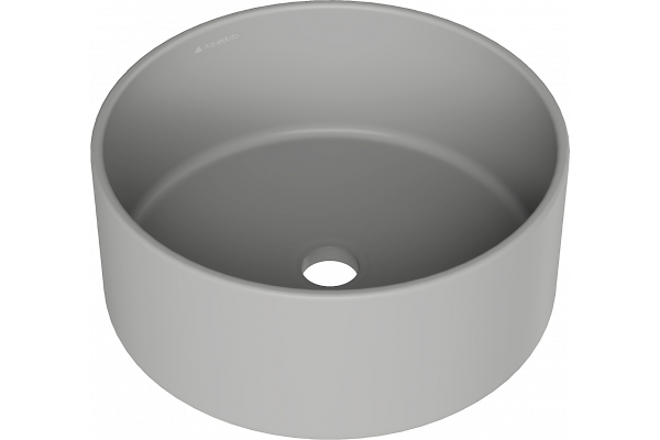 Раковина Aqueduto Espiral ESP0130 40 см, серая матовая